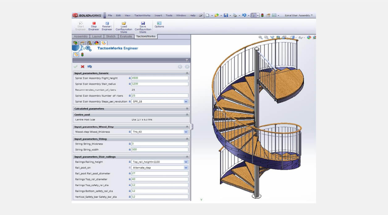 Design Of Straight & Spiral Staricase