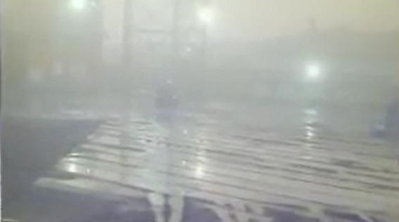 Naked eye view when train is approaching