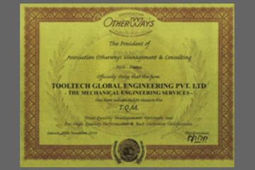 Platinum Award – OMAC, Europe: Innovation in Mechanical Engineering (2010)